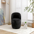 Fauteuil pivotant d'appoint en tissu chenille