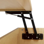 Table basse Chelsea Square Teagan en rotin avec plateau relevable et rangement - 42 x 17