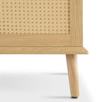 Table basse Chelsea Square Teagan en rotin avec plateau relevable et rangement - 42 x 17