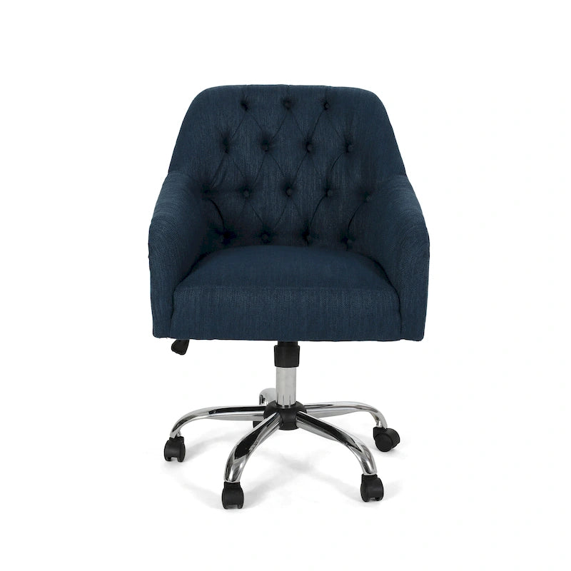 Fauteuil de bureau pivotant rembourré Barbour par Christopher Knight Home - Non disponible
