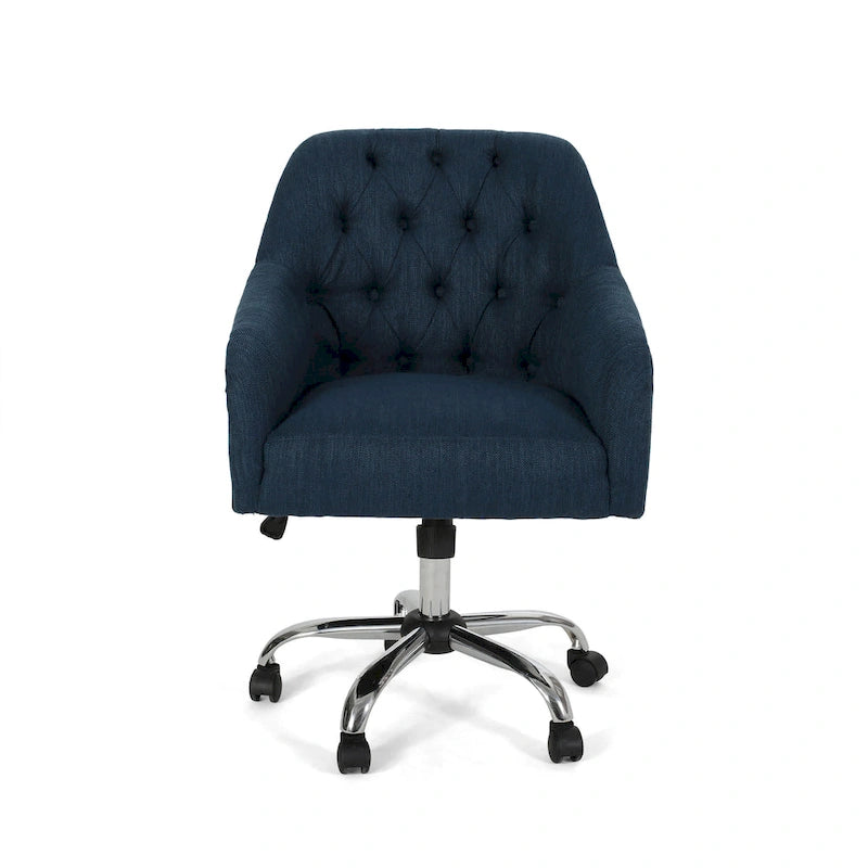 Fauteuil de bureau pivotant rembourré Barbour par Christopher Knight Home - Non disponible