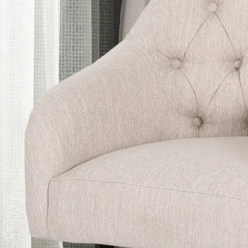 Fauteuil de bureau pivotant rembourré Barbour par Christopher Knight Home - Non disponible