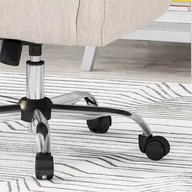 Fauteuil de bureau pivotant rembourré Barbour par Christopher Knight Home - Non disponible