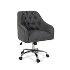 Fauteuil de bureau pivotant rembourré Barbour par Christopher Knight Home - Non disponible