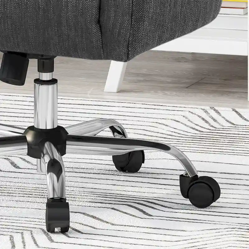 Fauteuil de bureau pivotant rembourré Barbour par Christopher Knight Home - Non disponible