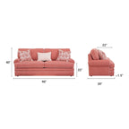 Canapé Coral Springs de American Furniture Classics avec trois coussins assortis
