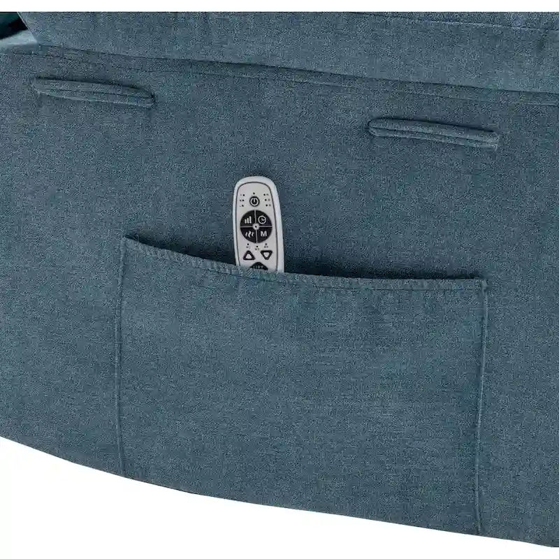 Fauteuil inclinable électrique avec fonction massage réglable, fauteuil inclinable avec système chauffant pour salon