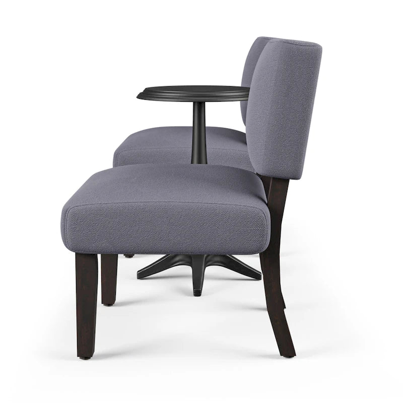 Ensemble table et chaises 3 pièces Kyer en bois gris transitionnel de Furniture of America