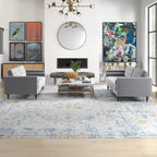 Ensemble canapé et causeuse en velours Kenzo style Mid Century