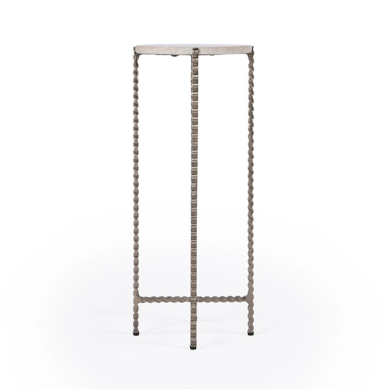 Table d'appoint Nigella Granite à pieds croisés