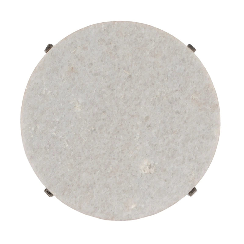 Table d'appoint Nigella Granite à pieds croisés