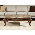 HomeRoots 34 Genuine Marble Free Form Coffee Table - 34