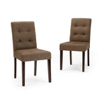 Chaises de salle à manger contemporaines Jefferson de WYNDENHALL (lot de 2) - 48 cm (l) x 58 cm (p) x 91 cm (h)