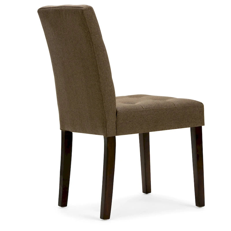 Chaises de salle à manger contemporaines Jefferson de WYNDENHALL (lot de 2) - 48 cm (l) x 58 cm (p) x 91 cm (h)