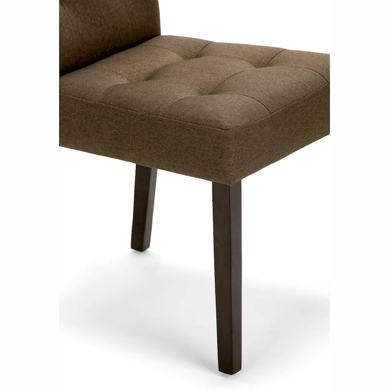 Chaises de salle à manger contemporaines Jefferson de WYNDENHALL (lot de 2) - 48 cm (l) x 58 cm (p) x 91 cm (h)