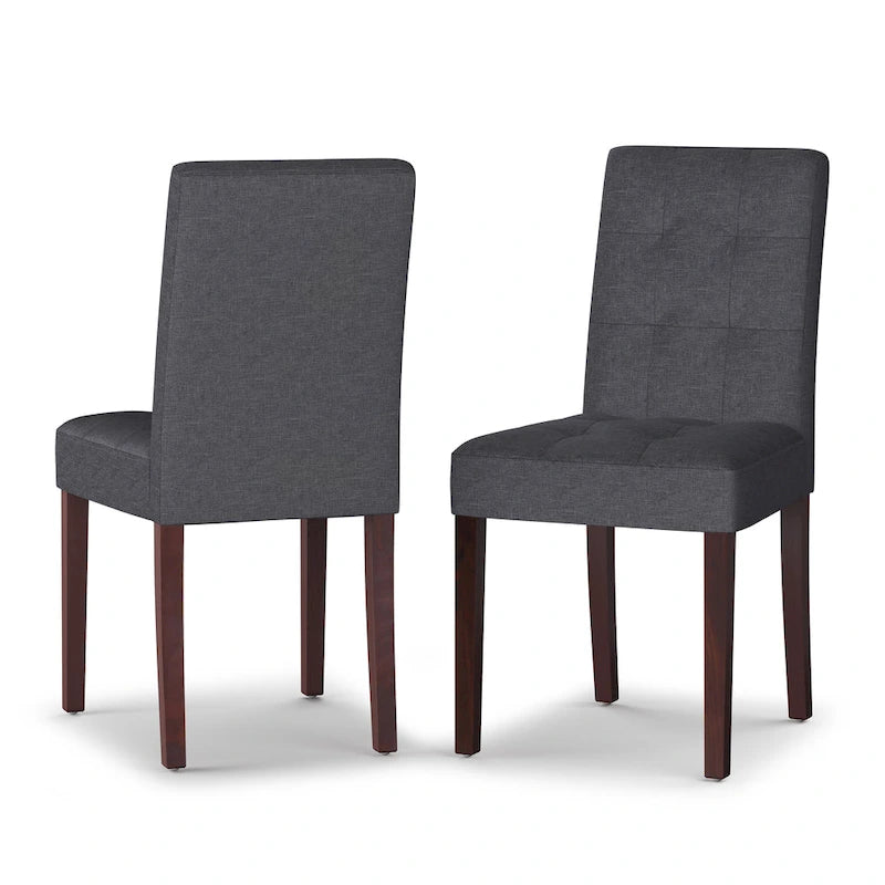 Chaises de salle à manger contemporaines Jefferson de WYNDENHALL (lot de 2) - 48 cm (l) x 58 cm (p) x 91 cm (h)