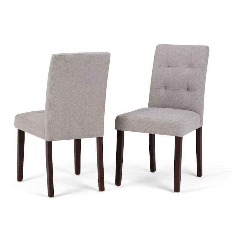 Chaises de salle à manger contemporaines Jefferson de WYNDENHALL (lot de 2) - 48 cm (l) x 58 cm (p) x 91 cm (h)