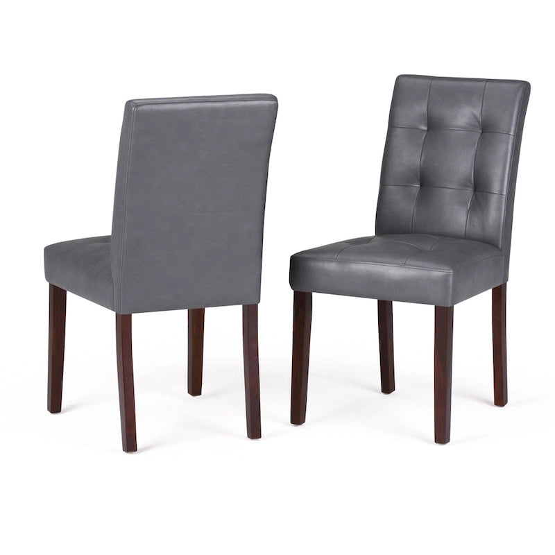 Chaises de salle à manger contemporaines Jefferson de WYNDENHALL (lot de 2) - 48 cm (l) x 58 cm (p) x 91 cm (h)