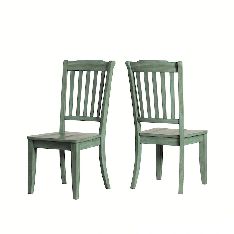 Ensemble de salle à manger 5 pièces Eleanor Black avec table ovale extensible en bois et dossier à lattes, par iNSPIRE Q Classic