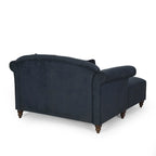 Méridienne double contemporaine capitonnée Freas avec coussins décoratifs par Christopher Knight Home - 63,00 L x 58,50 l x 34,50 H
