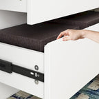 Commode à 12 tiroirs pour chambre à coucher, tiroirs profonds, grand coffre en bois sur pied