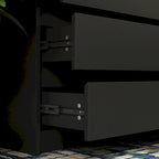 Commode à 12 tiroirs pour chambre à coucher, tiroirs profonds, grand coffre en bois sur pied