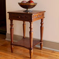 Windsor Hand-carved 2-tier Side Table