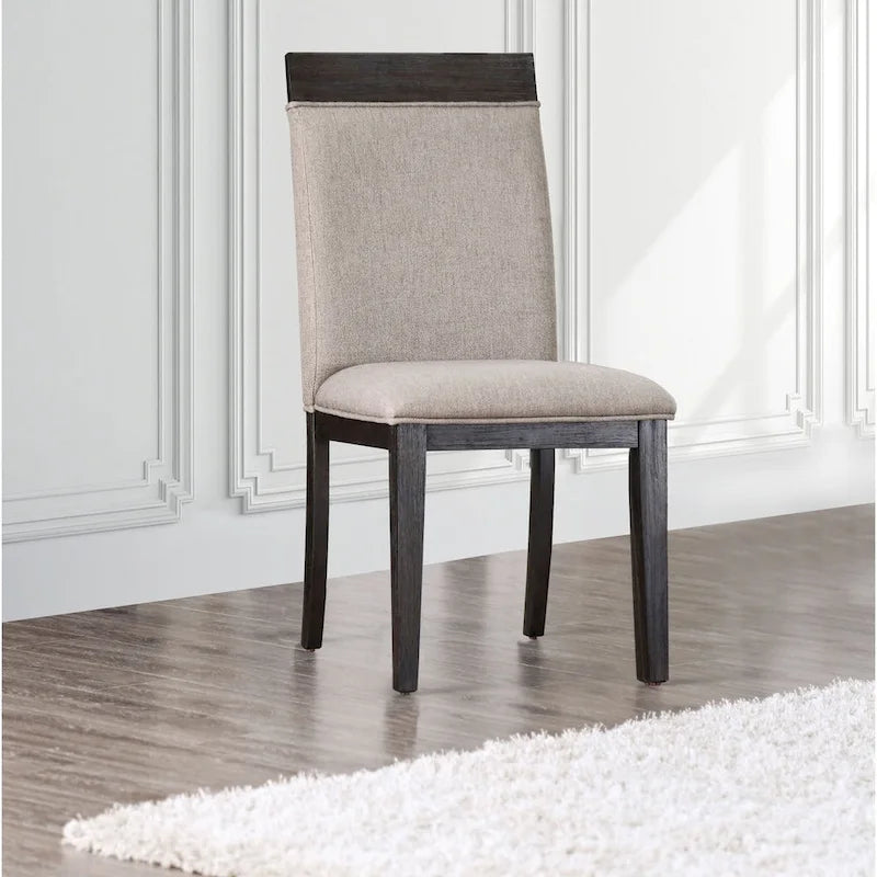 Chaises d'appoint rembourrées Strick &amp; Bolton Edmonia Espresso (lot de 2)