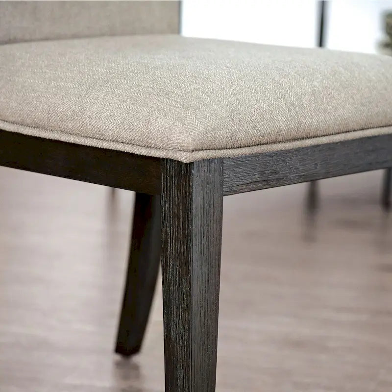 Chaises d'appoint rembourrées Strick &amp; Bolton Edmonia Espresso (lot de 2)