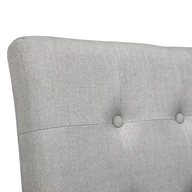 Chaises de comptoir Tia Modern grises capitonnées (ensemble de 2) par Furniture of America