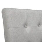 Chaises de comptoir Tia Modern grises capitonnées (ensemble de 2) par Furniture of America