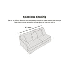 Canapé en acier Signature Design by Ashley Olsberg - 91 cm L x 38 cm P x 38 cm H