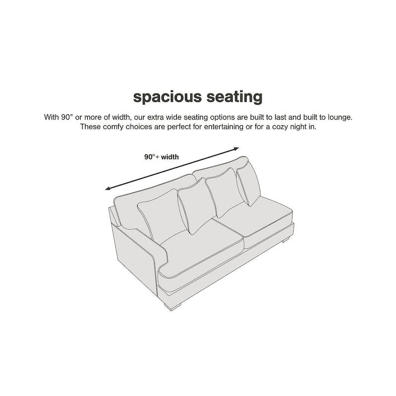 Canapé en acier Signature Design by Ashley Olsberg - 91 cm L x 38 cm P x 38 cm H