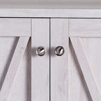 Meuble à micro-ondes à plusieurs étagères en bois rustique Figg de Furniture of America