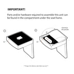 Fauteuil d'appoint bas Easton d'INK+IVY