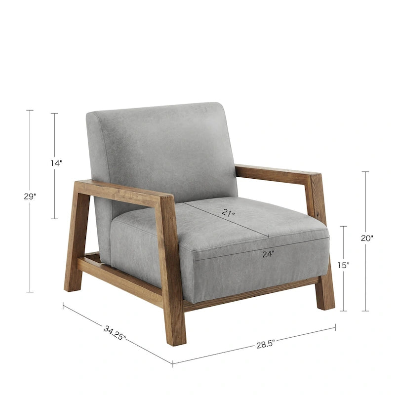 Fauteuil d'appoint bas Easton d'INK+IVY