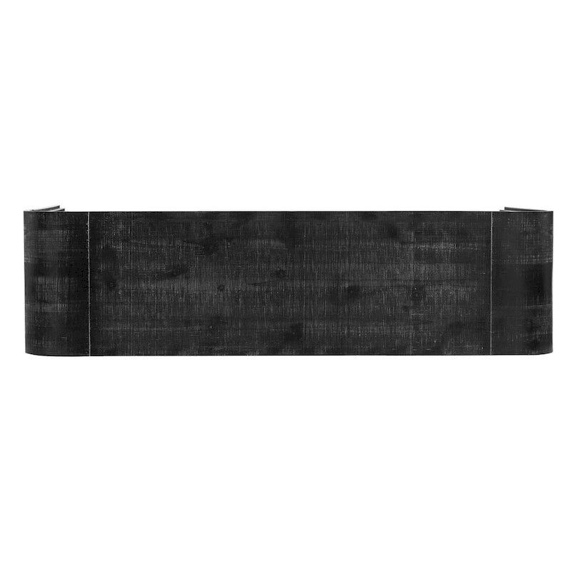 Console au style rétro irrésistible : style ouvert, deux tiroirs supérieurs