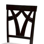 Ensemble de salle à manger Luise moderne et contemporain 5 pièces en bois - Gris/Brun foncé