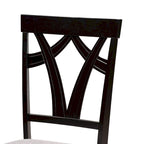 Ensemble de salle à manger Luise moderne et contemporain 5 pièces en bois - Gris/Brun foncé