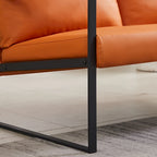 Fauteuil d'appoint avec dossier et assise rembourrés extra épais, canapé