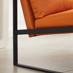 Fauteuil d'appoint avec dossier et assise rembourrés extra épais, canapé