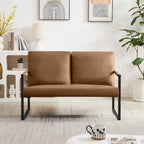 Fauteuil d'appoint avec dossier et assise rembourrés extra épais, canapé