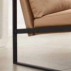 Fauteuil d'appoint avec dossier et assise rembourrés extra épais, canapé