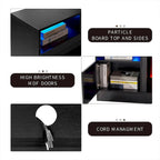 Meuble TV avec cheminée électrique 36 pouces (70 pouces)