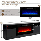 Meuble TV avec cheminée électrique 36 pouces (70 pouces)