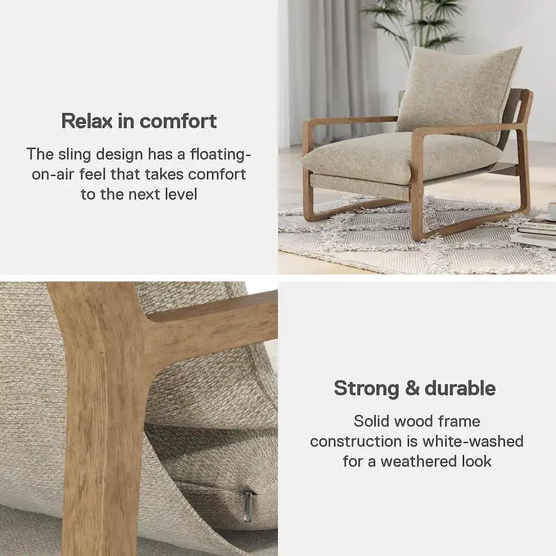 Fauteuil d'appoint Janae Sling d'Avenue Greene