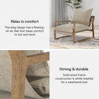 Fauteuil d'appoint Janae Sling d'Avenue Greene