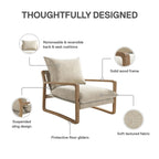 Fauteuil d'appoint Janae Sling d'Avenue Greene