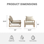 Fauteuil d'appoint Janae Sling d'Avenue Greene