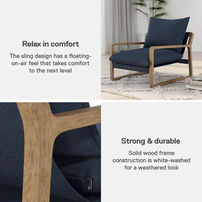 Fauteuil d'appoint Janae Sling d'Avenue Greene